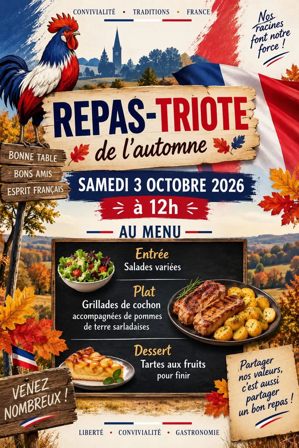 Repas-triote d'Octobre 2026